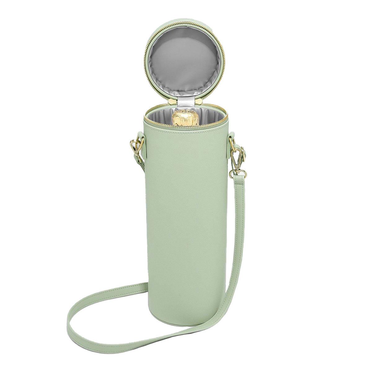 Stackers Champagne Bottle Bag Sage Green